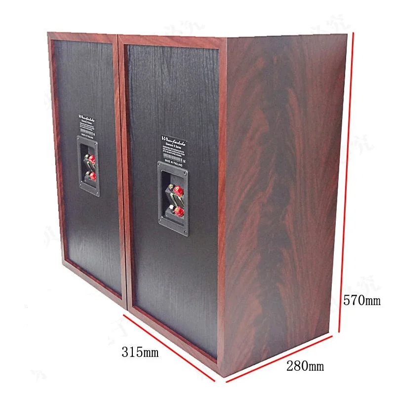 200W 10 Inch High-power Bookshelf Speaker Passive Speaker Three-way High-fidelity Amplifier Home Theater Hifi Fever Audio