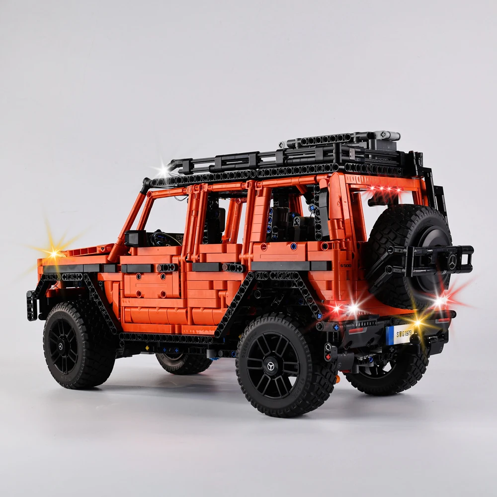 Easylite conjunto de luz led para mercedes-benz g 500 linha profissional 42177 blocos de construção lâmpada brinquedos kit luz sem modelo