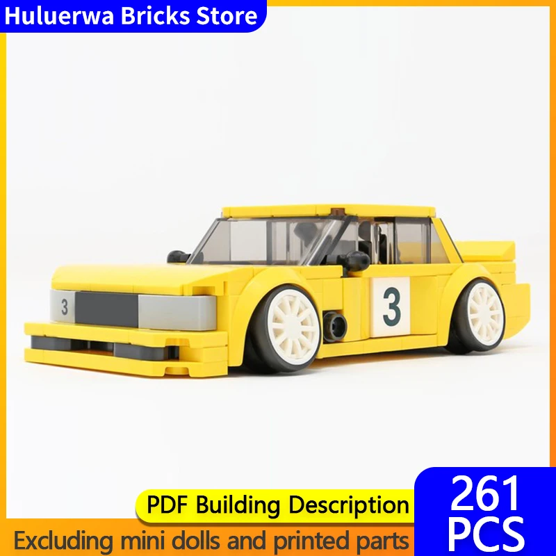 

Модель скоростного гоночного автомобиля MOC, строительные кирпичи 90, чашка TransAm, гоночный автомобиль, модульная технология, детские праздничные подарки, сборный игрушечный костюм