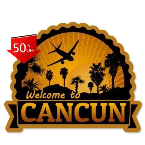

Welcome to Cancun Trendy Truck Window Motor Home Boat Accessory Funny Aesthetic Cool Unique