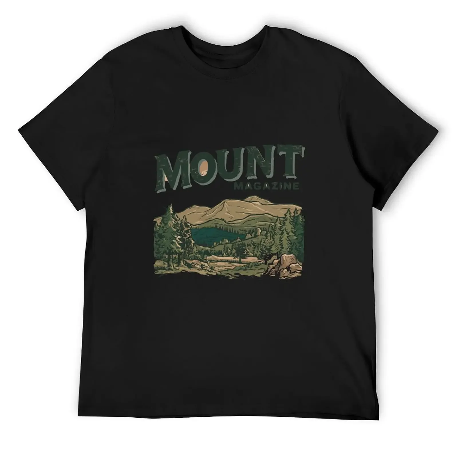 

Mount Magazine T-Shirt cotton man t-shirts shirts graphic tees blacks clothes for men