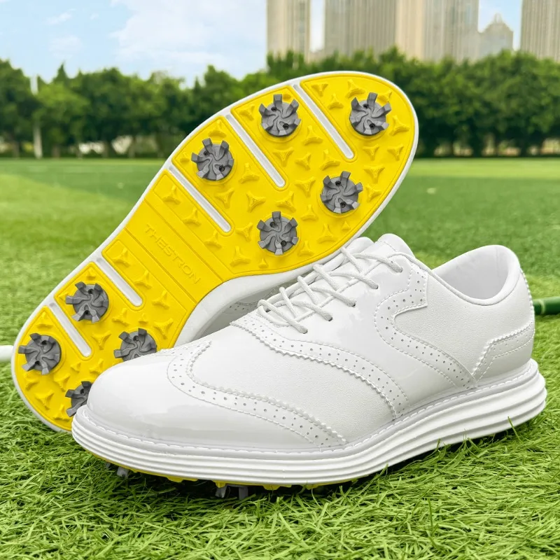 New Hot Sale Men Golf Shoe Outdoor Lawn Professional Golf Sneakers Mens Non-Slip Youth Sports Shoes Wearable Walking Shoes Men