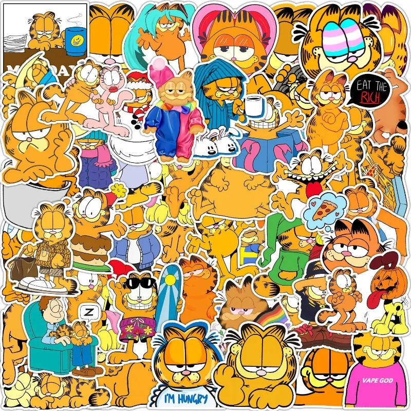 50Pcs Cute Cartoon Animal Notebook Skateboard Suitcase Guitar Water Cup Graffiti Decoration Stickers Birthday Gift