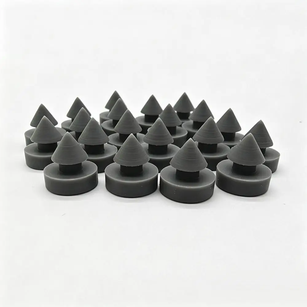 10Pcs 3 Colors Rubber Nail Plug 12*12mm Parts Door Bumpers Anti Collision Nail Anti Collision Silicone Plug Rubber Stopper
