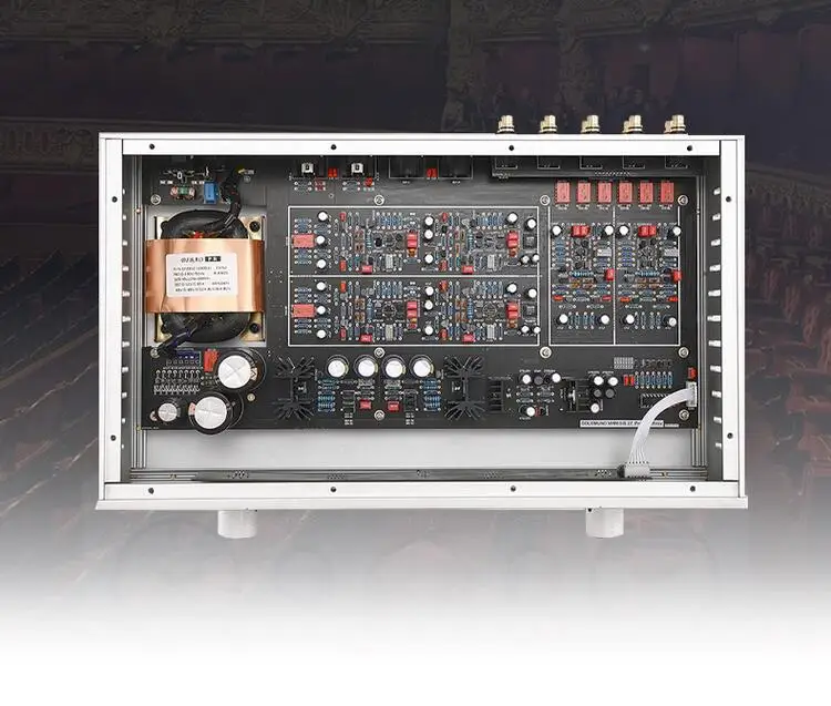 AM9 HIFI diy stereo Fully balanced Class A Preamplifier with remote control Refer to Goldmund circuit