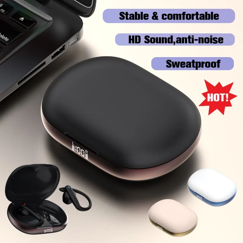 

Высококачественные спортивные наушники с ушной петлей, необходимые для фитнес-энтузи, мужчин и женщин, долговечные наушники TWS