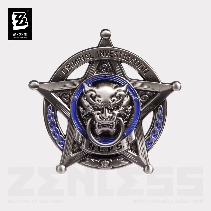 Official miHoYo Zenless Zone Zero Camp Series Metal Badge Second Volume Anime, Gaming Merchandise, Accessories