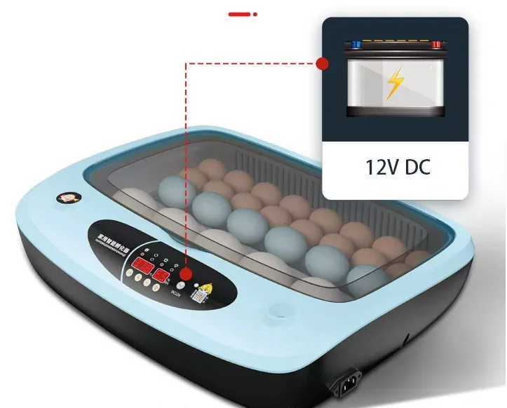 Automatic Egg Hatcher 9 Laying Hens Duck Pigeon Quail Egg Hatcher