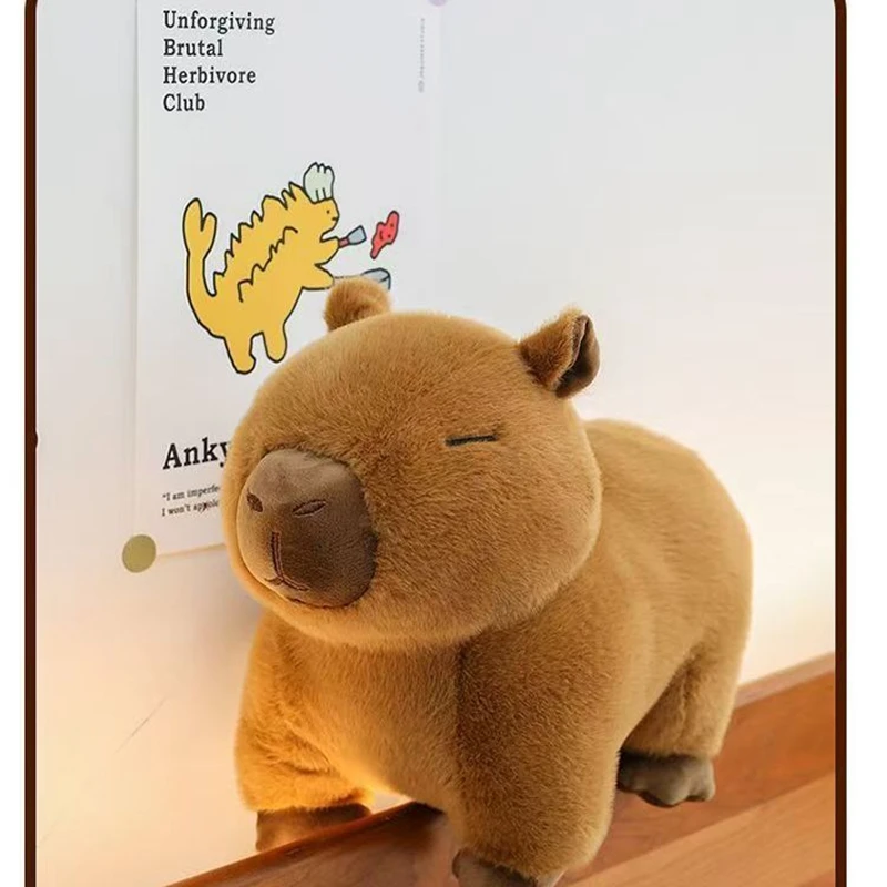 30CM Capibara Water Guinea Pig Plush Toy Is Super Cute and Soft This Brown Guinea Pig Plush Toy Is Perfect Birthday and Christ