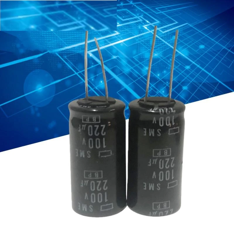 2PCS BP mid-bass crossover non-polar capacitor 100v 220uf 18X35mm