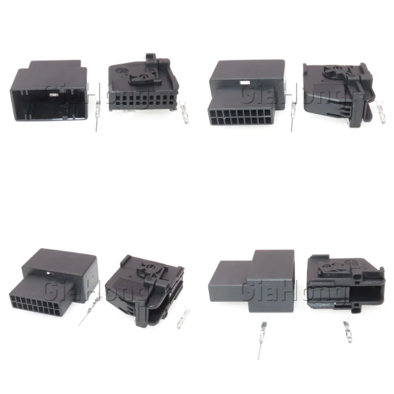 1 Set 18 Ways AC Assembly Car Power Amplifier Socket Parts For VW BMW 2-967416-1 2-965777-1 0-1355348-1 1-1355349-1 1-1355350-1