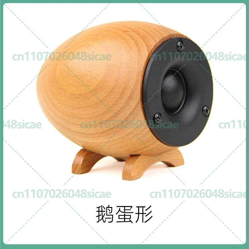 4Ohm 8Ohm Solid Wood Super Tweeter, External HIFI Independent Treble Speaker 95dB with 50cm Cable