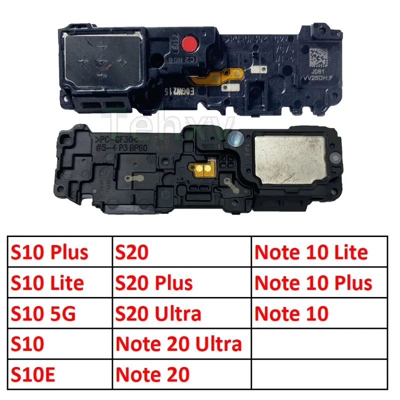 For Samsung Galaxy Note 20 9 10 N970 N986 N985 S20 S10E S10 G970 G975 Plus Ultra Fe Loud speaker Ringer Buzzer Flex Cable