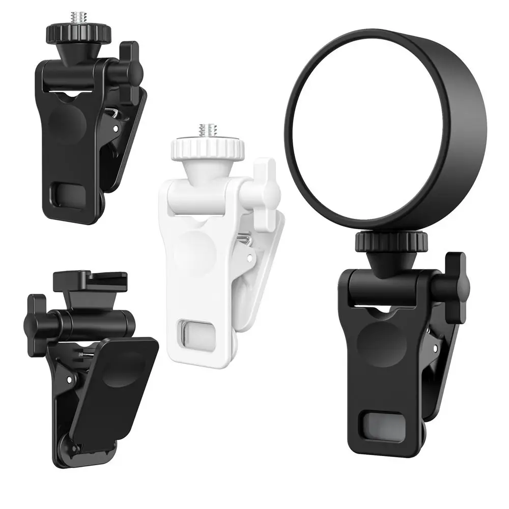 1/4 Screw Mount Mini Fill Light Clip Plastic Mobile Phone Computer Fill Light Fixed LED Selfie Fill Light Clamp Portable