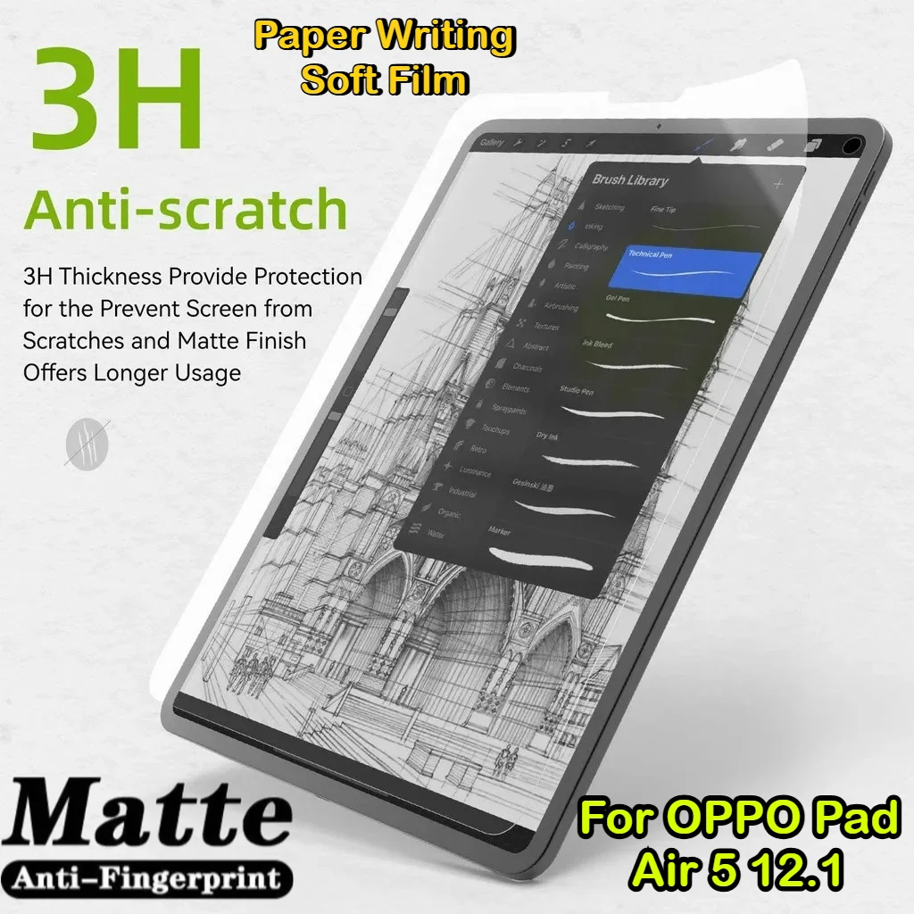 Paper Feel Writing Screen Protector Matte Film for OPPO Pad Air 5 3 11.61 OnePlus Pad Go 2 12.1 2025 Neo 11.4 Air 10.36 11 11.61