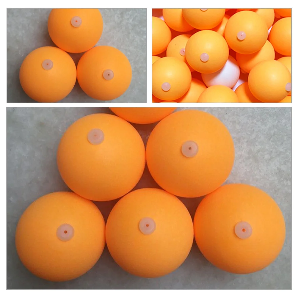 60 Pcs Table Tennis Trainer Exercise Balls Practice Machine Pingpong Punch Small Plastic