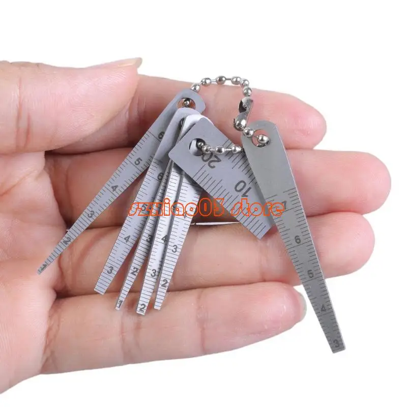 

103c 7peece Nearlensalless Dabre Dauge Tailer Ruler Set для строительства и крафта проектов
