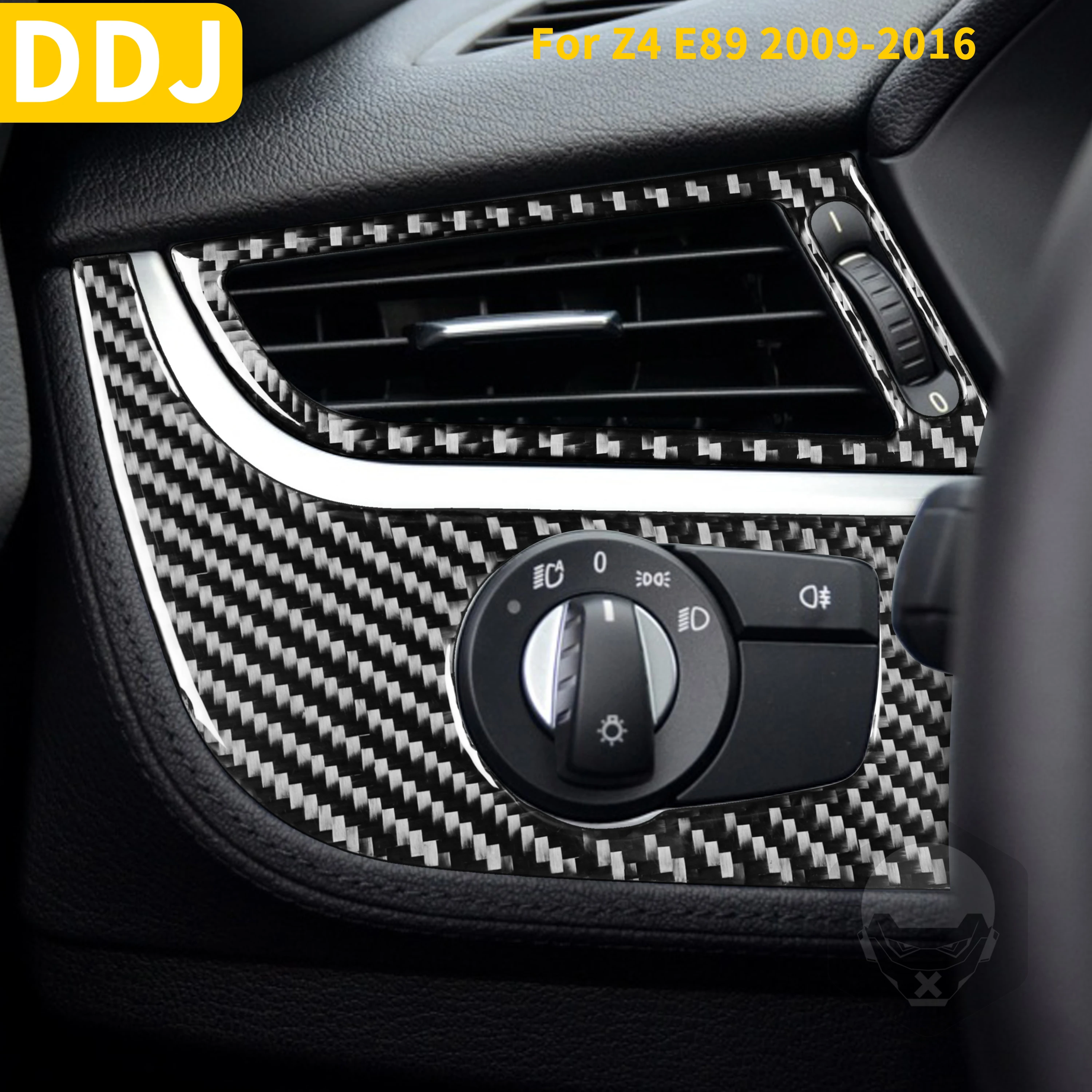 

Car Carbon Fiber Interior Sticker For Headlight Switch Panel Decoration Accessories For BMW Z4 E89 Z Series 2009-2016 Roadster