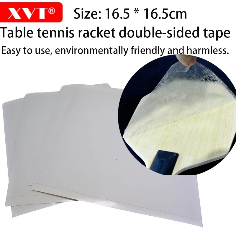2/4/8/10/20 PCS Double-sided Adhesive Paper Glue Sheets for Assembing Ping Pong Rubber and Blades Table Tennis Racket DIY Tools