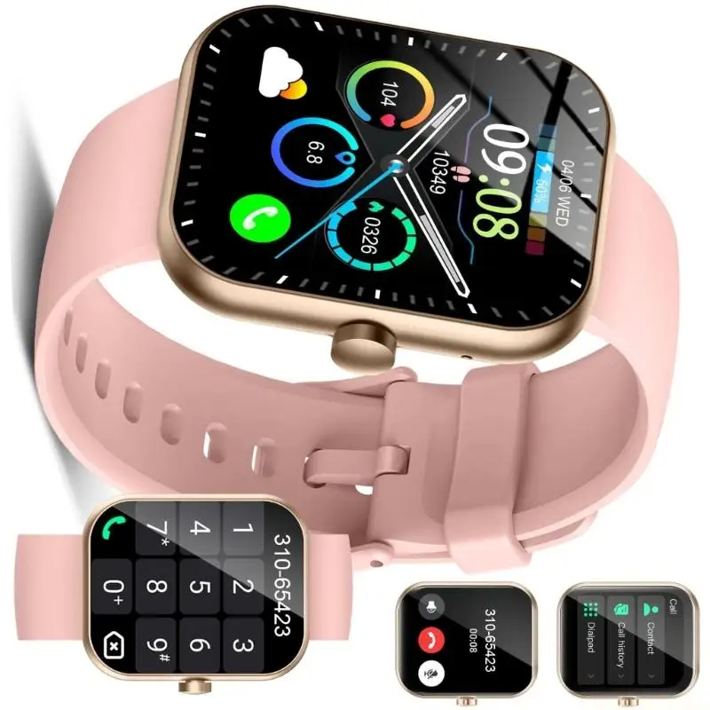 M5TD Advanced 1.96Inch TFT Screen Smartwatch with 175° Wide Viewing Support 110+ Sports Modes IP68 Waterproof