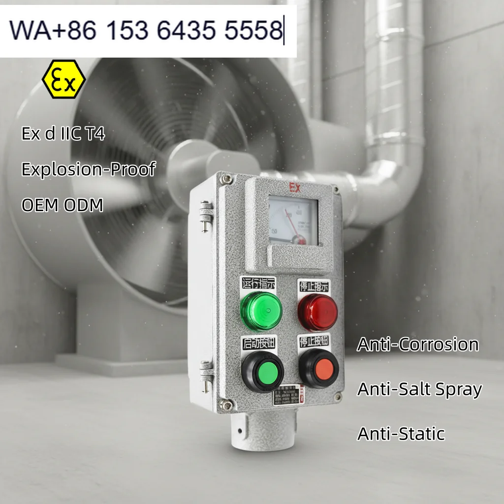 Aluminum Explosion-Proof and Anti-Corrosion Remote Control Button Box Local Dust-Free Distribution Operation Column Control
