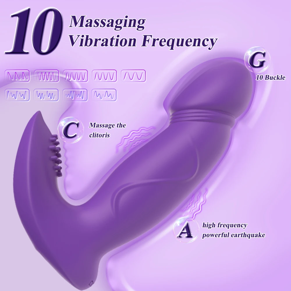 Wearable Dildo Vibrator Wireless Remote Control Vibrator Clitoris Stimulator Female Vagina Massage Masturbator Adult Sex Toys