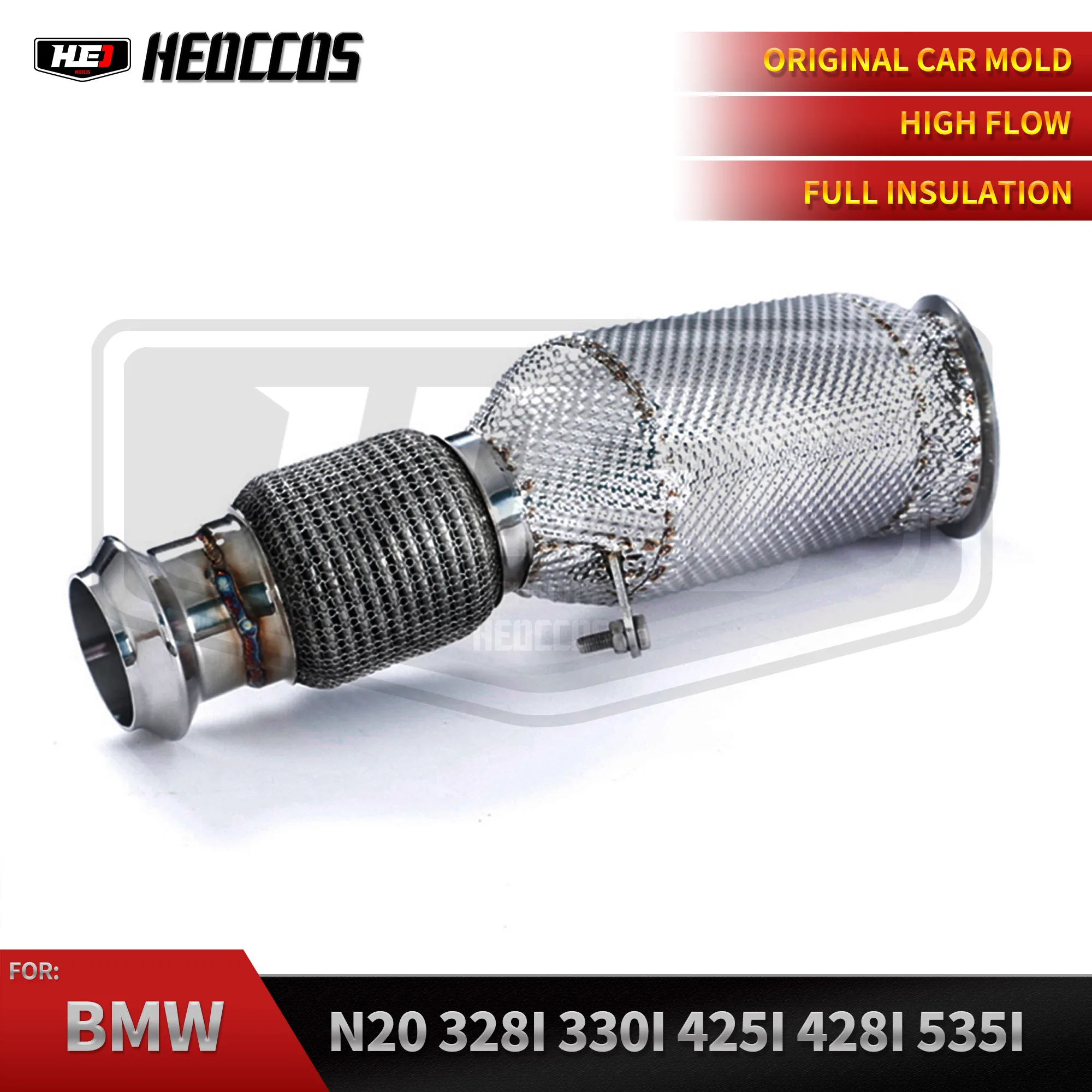 

HEO heat shield catback exhaust tip valve exhaust muffler For BMW N20 228i 328i 428i 528i 220i 320i 420i exhaust pipes