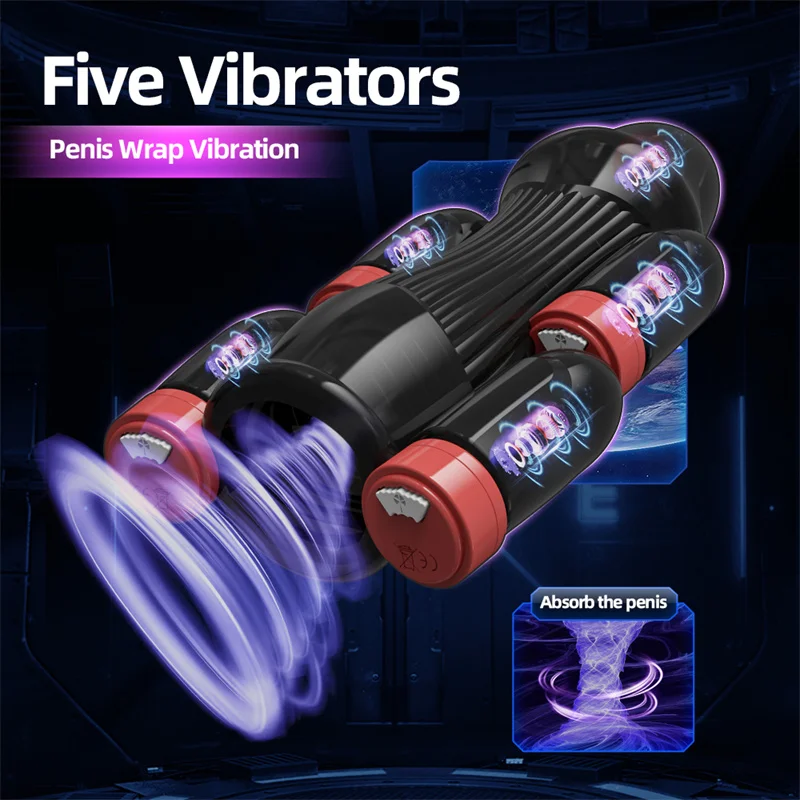 

5 motors Adult Sex Toys For Man Powerful Glans Vibrator Penis Stimulate Massager Masturbator Delay Ejaculation Trainer Vibrators