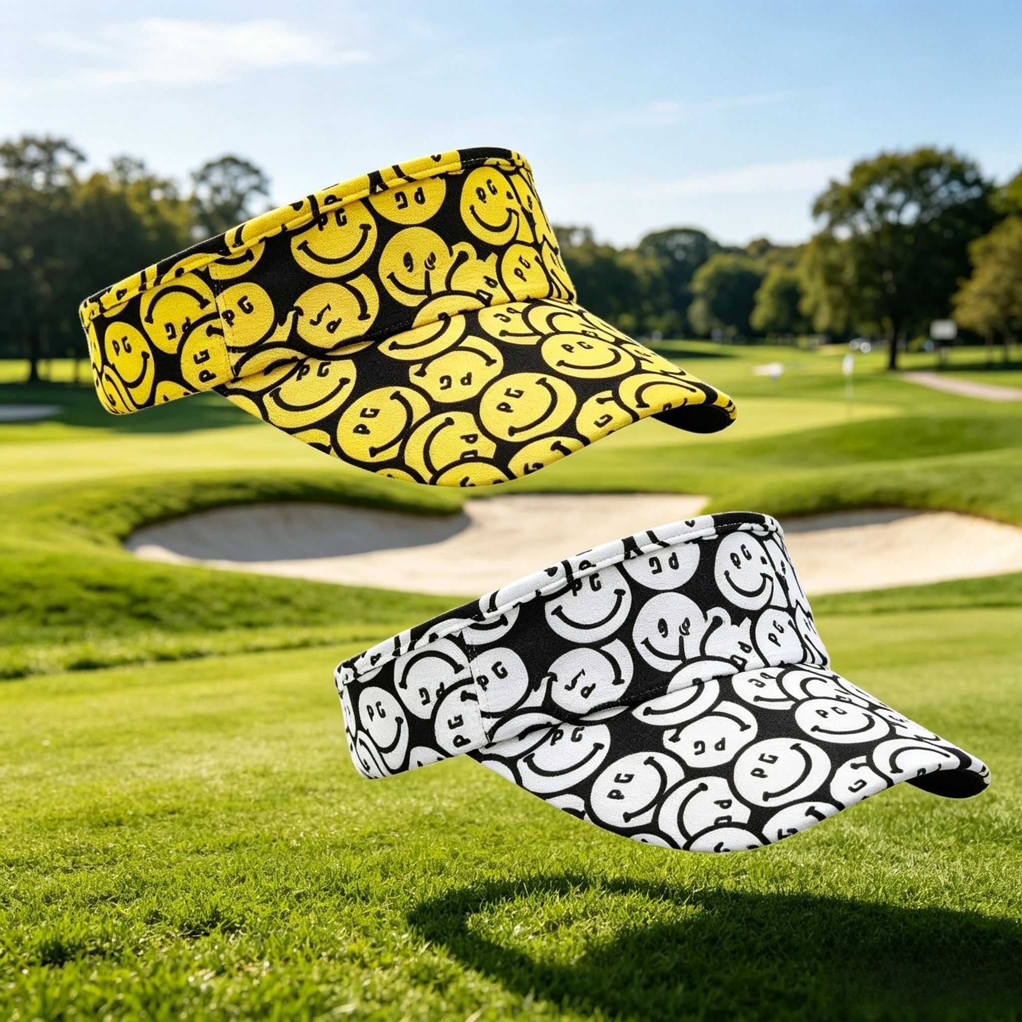 

Luxury Golf Sun Visor Men Women Outdoor Sport Quick Dry Tennis Cap Premium Embroidered Run Beach Hat Unisex Adjust Anti-UV