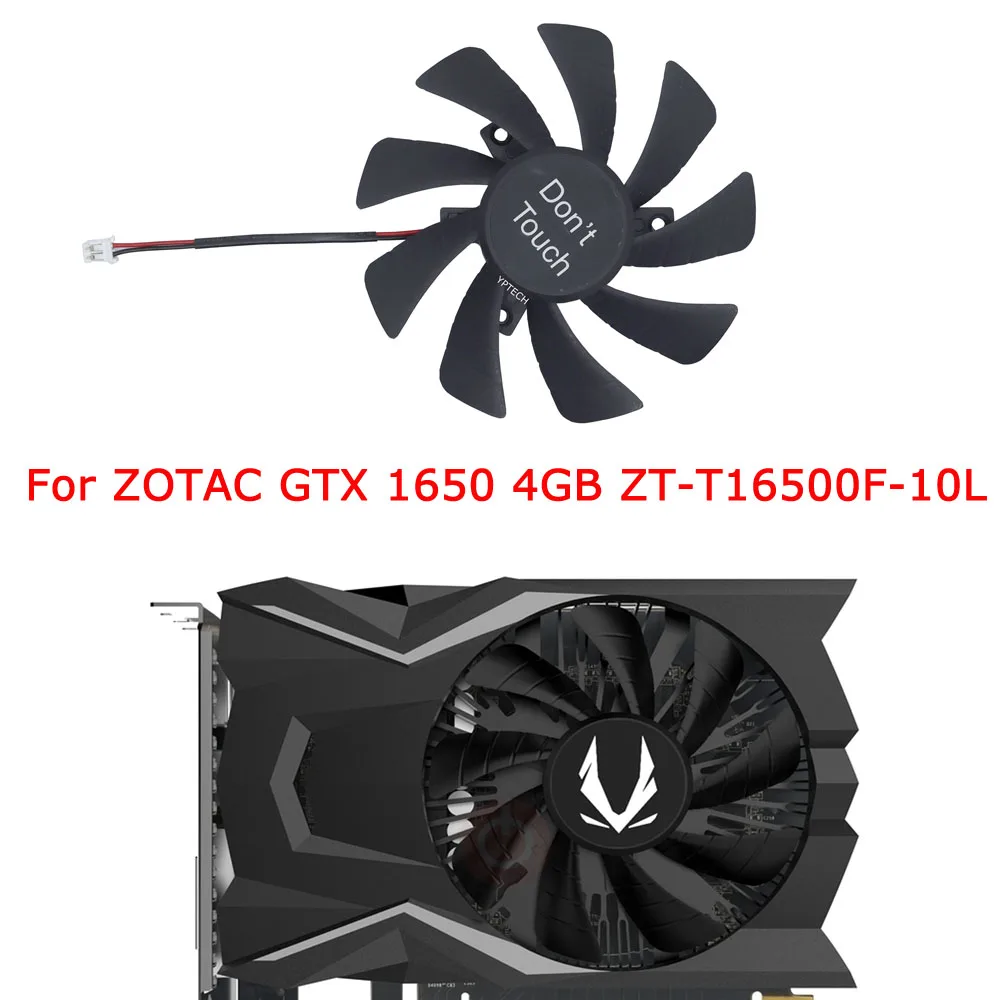 VGA GPU-koeler, videokaartventilator, T129215BH, T129215SH, voor Zotac 1050Ti Mini 4 GB 1050 2 GB, voor ZOTAC Gaming 1650 OC 1630 4G