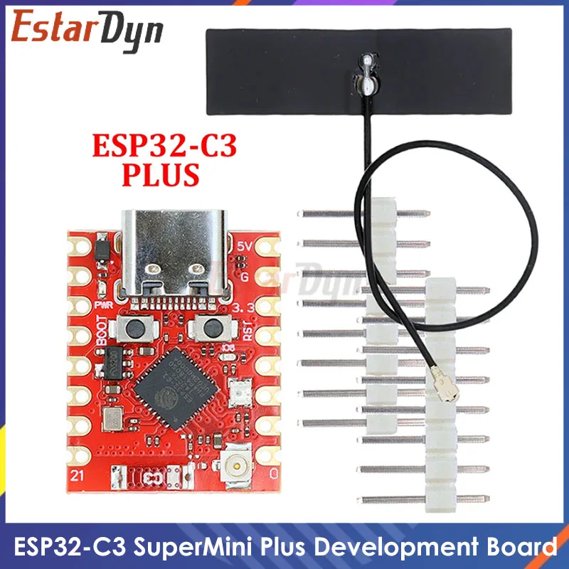 Estardyn ESP32-C3 SuperMini Plus Development Board WiFi Bluetooth ESP32 C3 Super mini V2.0 Red Board