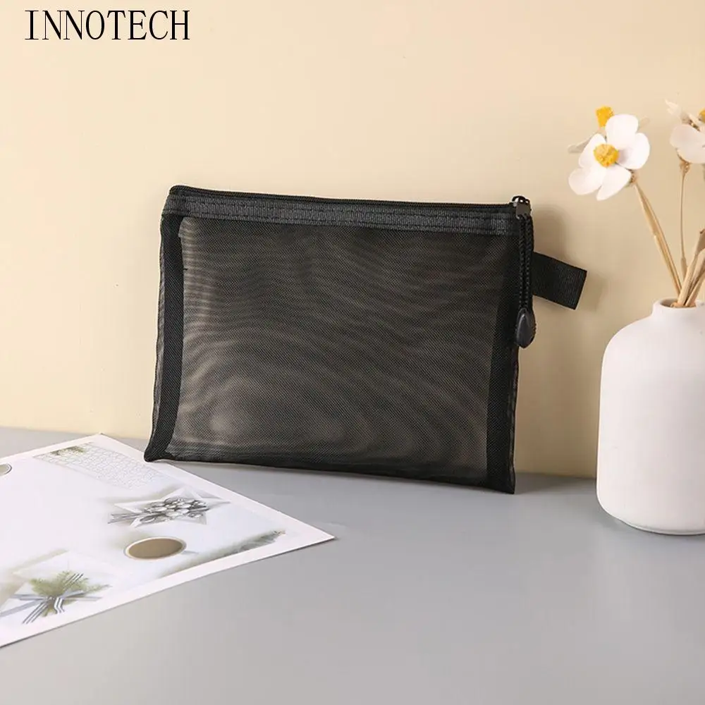 

Cosmetic Makeup Bags File Folders Pouch Paper Organizer Archive Folder Document Folder Document Organiser Mesh Zipper