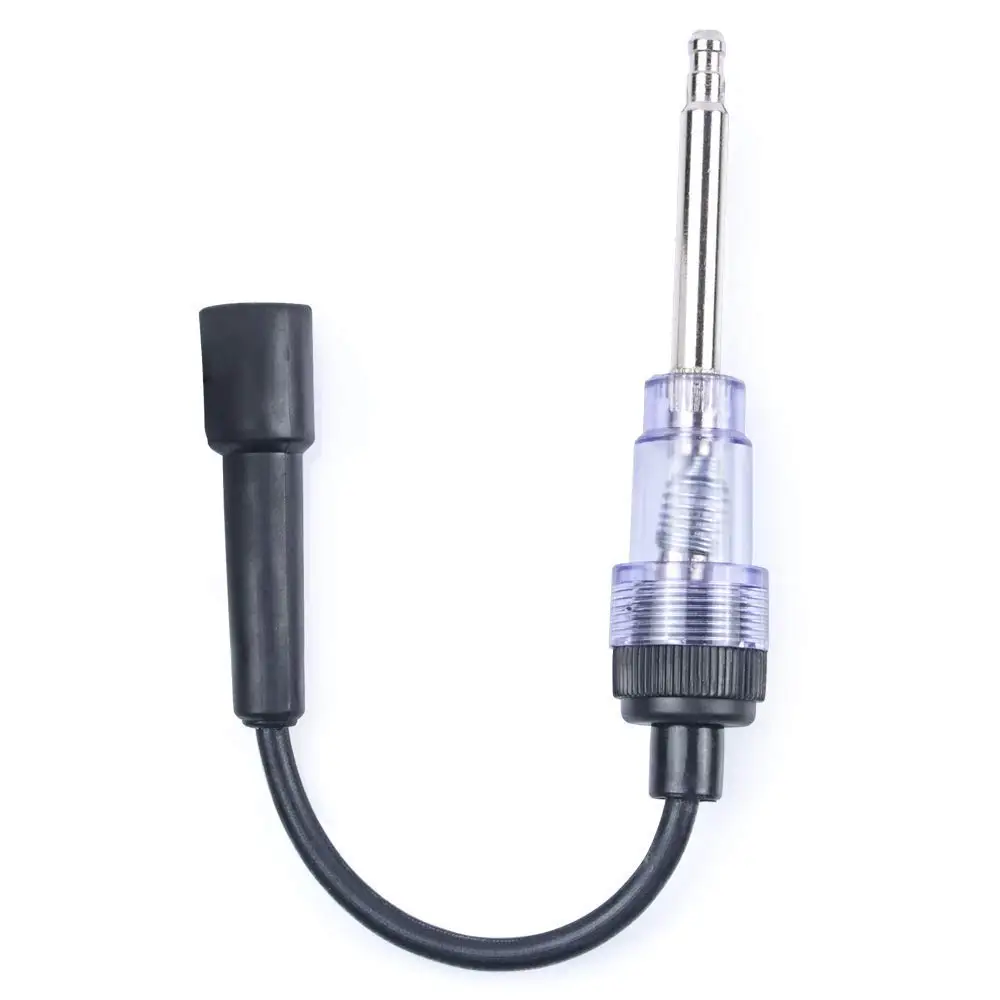 Probador de bujías en línea de motor pequeño, probador de encendido de arranque recto, luz en línea S