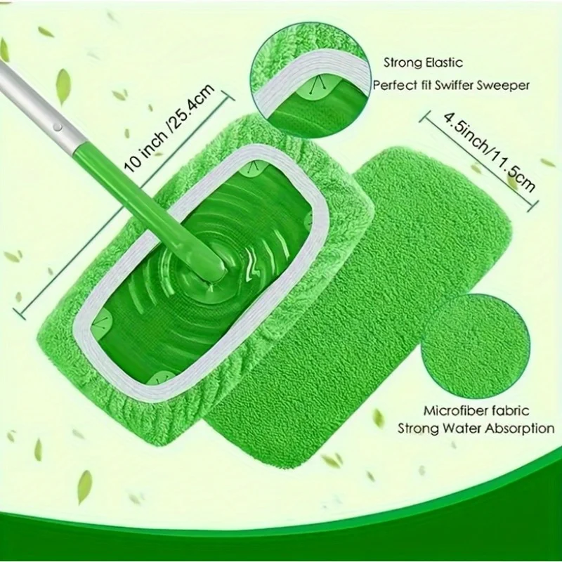 Wiederverwendbares Wischpad. Waschbares, hochabsorbierendes Tuch für die Nass-/Trockenreinigung. Langlebig und leicht zu reinigen.