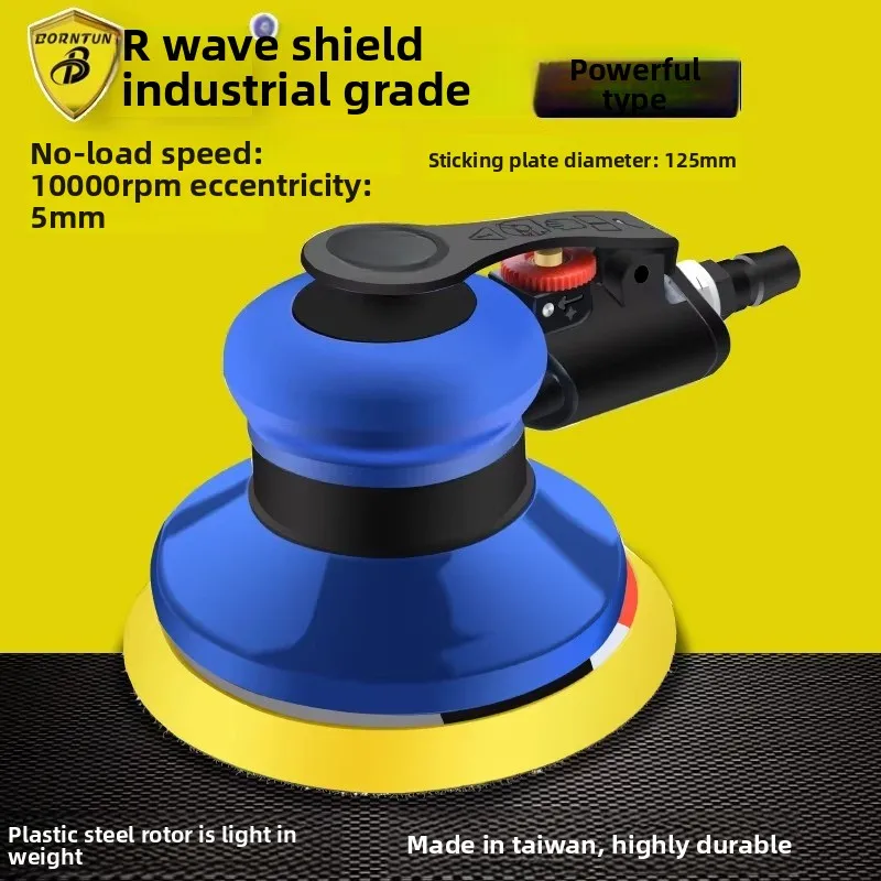 Bodun 5inch Disc-Type Pneumatic Polishing Machine 125mm Air-Powered Sanding Machine Sandpaper Machine Grinding Machine Bd-0155
