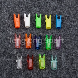 Archery Arrow Nock S L High-quality Plastic Pin Nock For 3.2/4.2/6.2mm Aluminum Nock Pin Diy Arrow 60pcs/lot