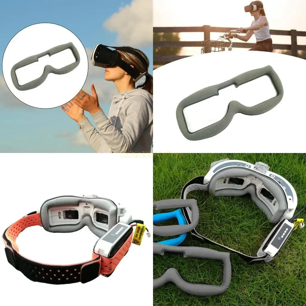 F62C สติกเกอร์ชุดแผ่นรองผ้าสักหลาดนุ่มสำหรับ fatshark Faceplate eye pad digital fpv fpv