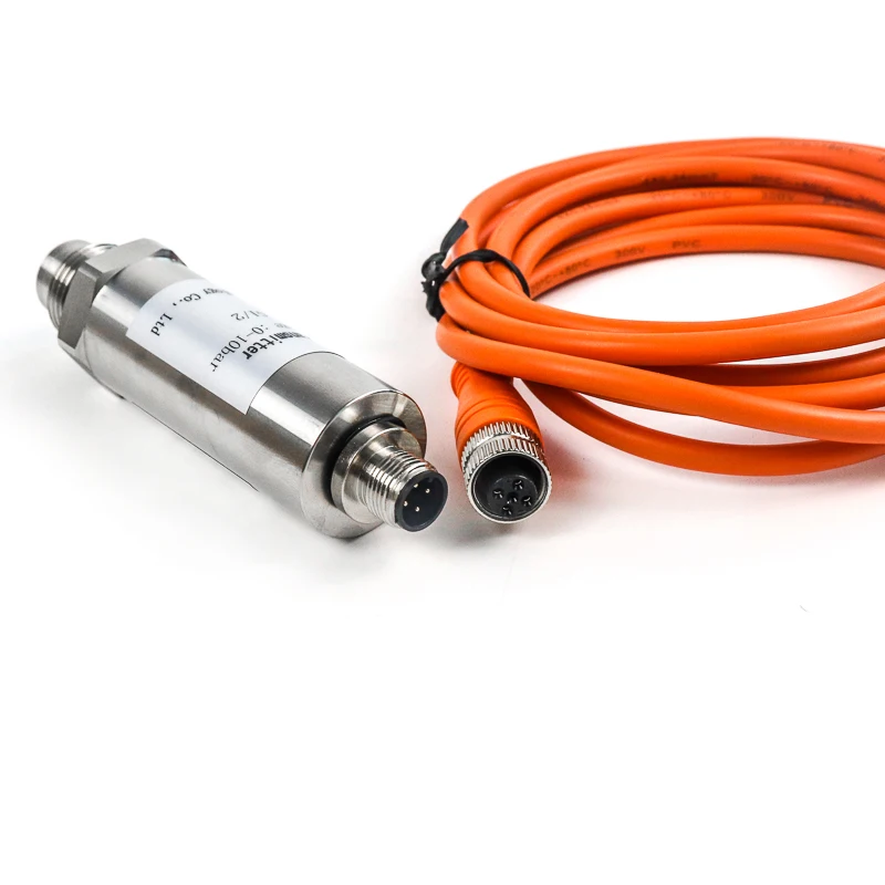 -1 ~ 100mpa Sensor de presión sanitaria sin cavidades antibloqueo Medición de barro Construcción Transmisor de presión de película plana de hormigón