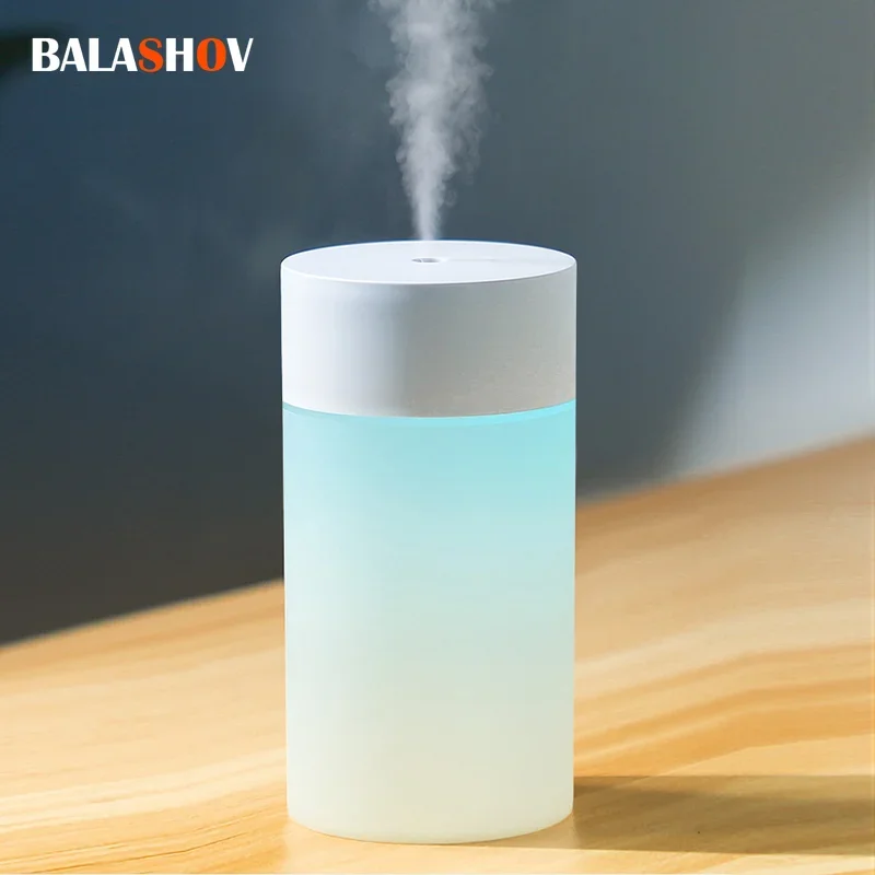 Mini Air Humidifiers Ultrasonic USB Diffuser Purifier Essential Oil LED Light Humidifiers Aroma Anion Car Home Mist Maker 260ML