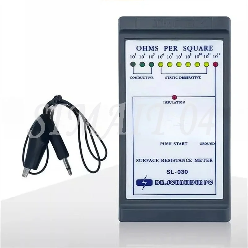 ESD Surface Resistance Resistivity Electrostatic Static Electricity Tester Meter SL-030