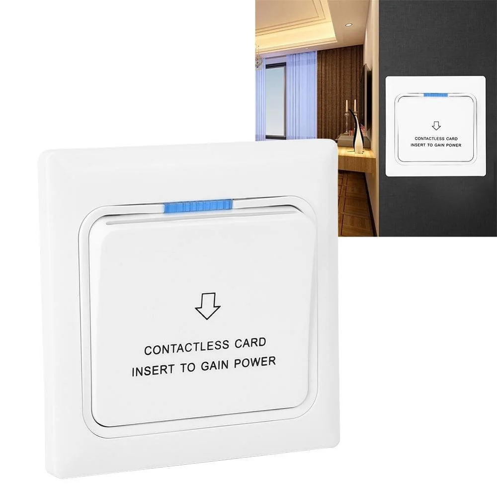 Panel de reconocimiento de interruptor de ahorro de energía para Hotel, llave de Sensor de Potencia de 170V-250V, compatible con tarjeta de