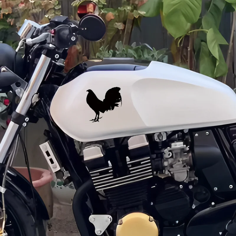 

Набор из 6 креативных виниловых наклеек с изображением петуха, водонепроницаемые, устойчивые к солнцу и царапинам, для мотоциклов, автомобилей, ноутбуков