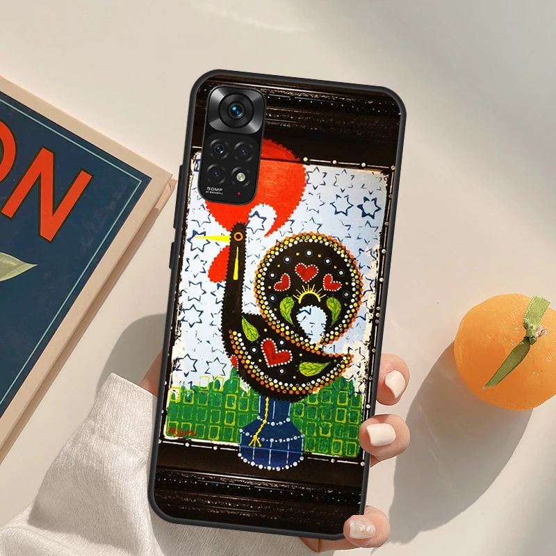 Viva Portugal Portuguese Symbols Case For Xiaomi Redmi Note 10 11 8 9 12 Pro Redmi Note 12S 11S 10S 9S 9C 10C 10A 12C Coque