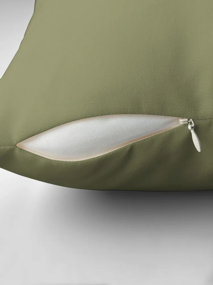 Olive Green Solid Color Throw Pillow Sofa Cushion Cover Pillowcase Cushion Pillow