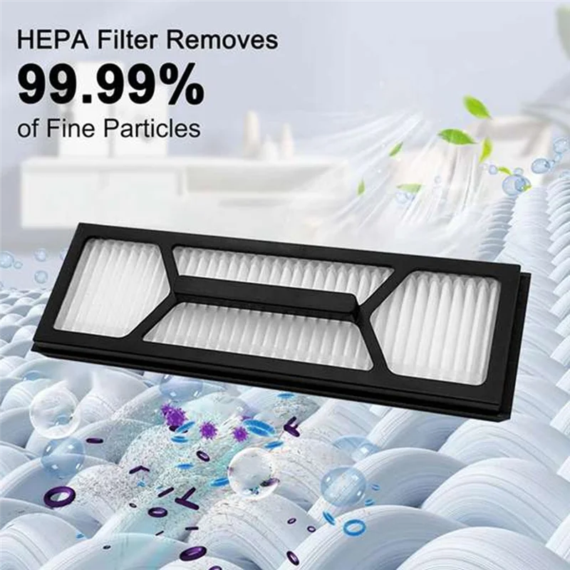 

AT63-6PCS Vacuum Filter And Dust Bag Set For Eufy Omni S1 Pro Vacuum Cleaner Replacement Parts Filter Dust Bag