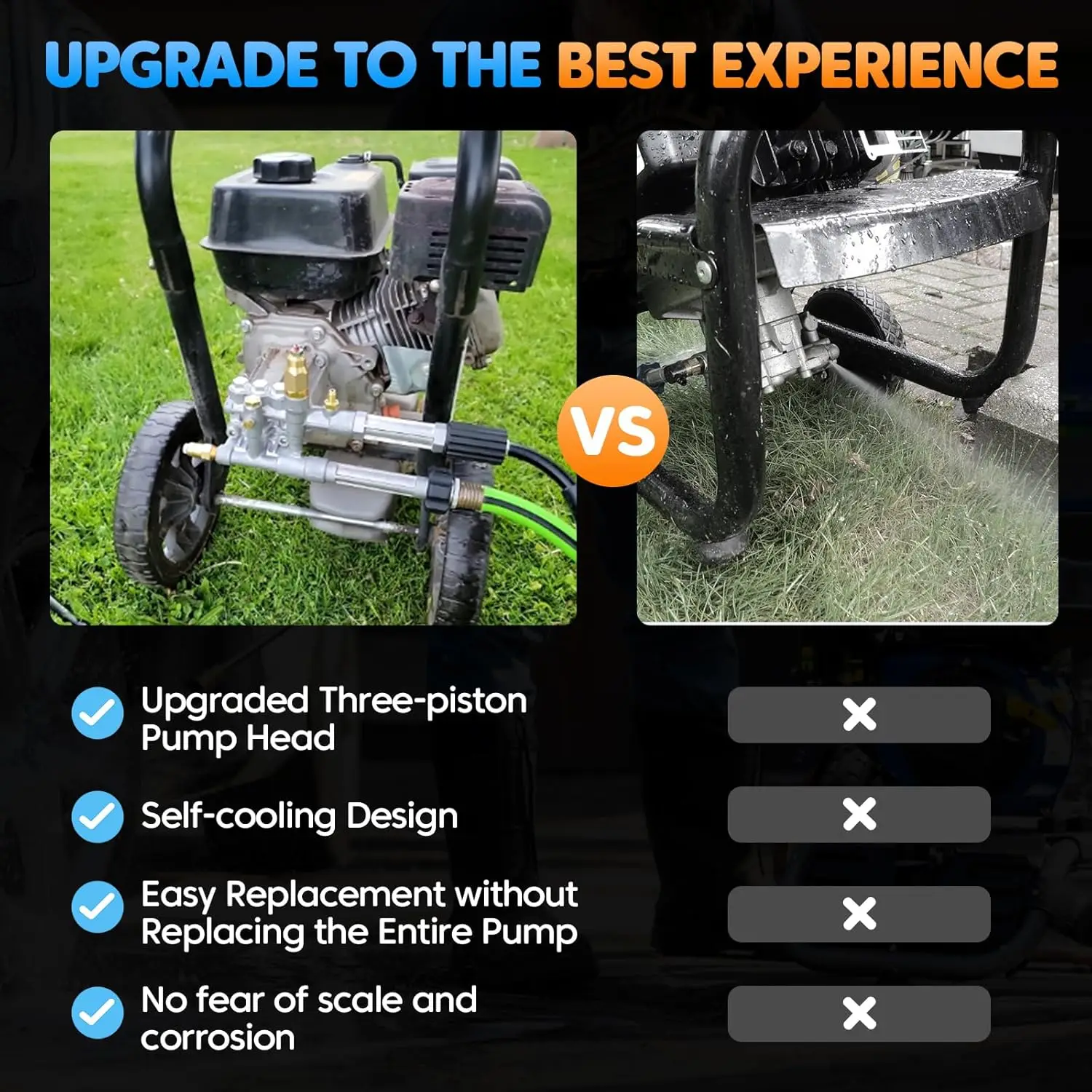 AR43361 SRMW2.4G28 SRMW2.3G28用高圧洗浄機ポンプアセンブリ（アンローダー＆サーマルリリーフバルブ付き）