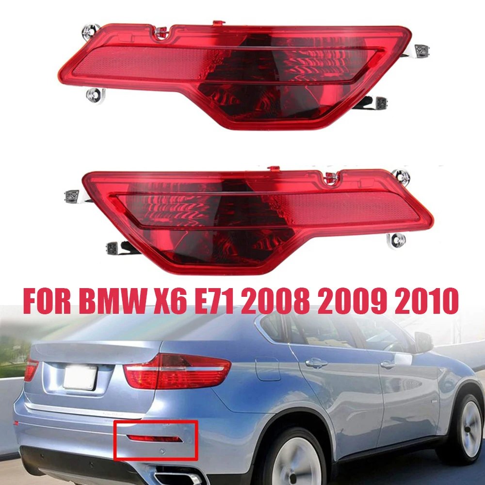 

Rear Bumper Fog Light Reflector for BMW X6 E71 E72 2008-2010 63147187219 63147187220 Car Accessories Stop Warning Brake Lamp