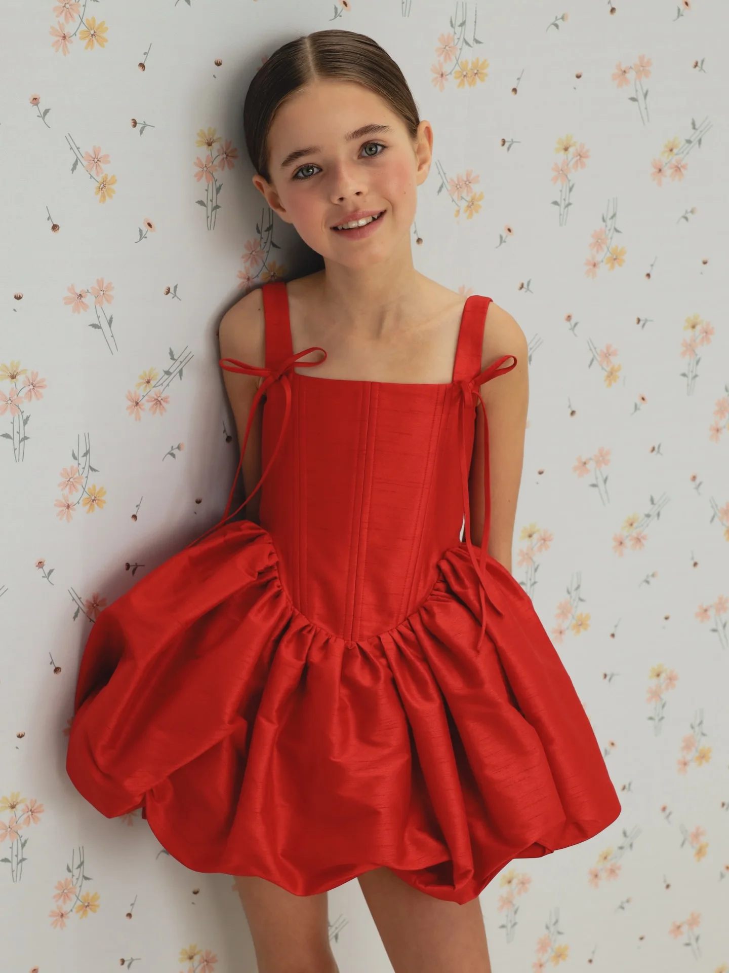 robe-de-demoiselle-d'honneur-personnalisee-robe-de-gala-rouge-pour-filles-mini-robe-de-communion-en-satin-robe-de-fete-d'anniversaire-a-bretelles-spaghetti-pour-enfants
