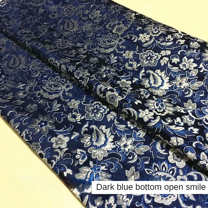 High-grade Flower Pattern Jacquard Fabric Brocade Smooth By Meter for Skirts Hanfu Sewing Plain Summer Printed Cloth Comfortable