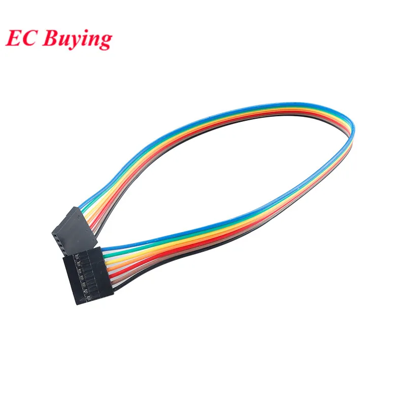 Dupont line 20cm 25cm 50cm 2.54mm Female to Female 7P 7 Pin Color Breadboard Cable Jump Wire Jumper For Arduino